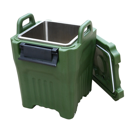 Rotational 90L Insulated food pan carrier warmer For Storage