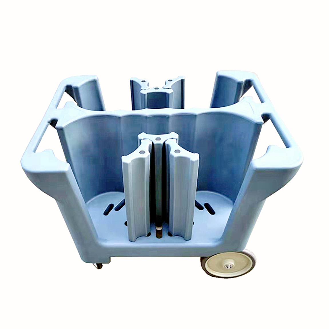 Rotomolded PE Adjustable Dish Cart for Hotel Service 