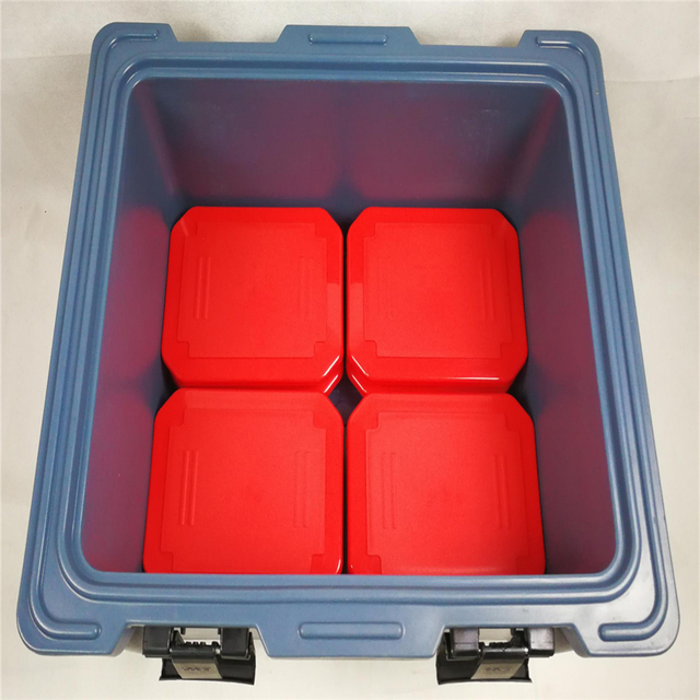 Food Insulated Turnover Box Plastic Lock Catch Food Insulation Boxes Holding Temperature More 8-12h