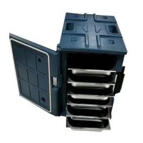 Multifunctional Black PP Insulated Food Pan Carrier