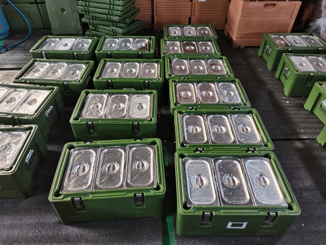 Food Warmer Rotomolding Food Insulated Turnover Box Plastic Lock Catch Food Insulation Boxes