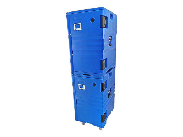 Double-compartment Large Food Transport Carts for Restaurant School Hotel